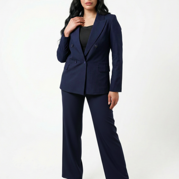 Double breasted women's blazer -  Navy