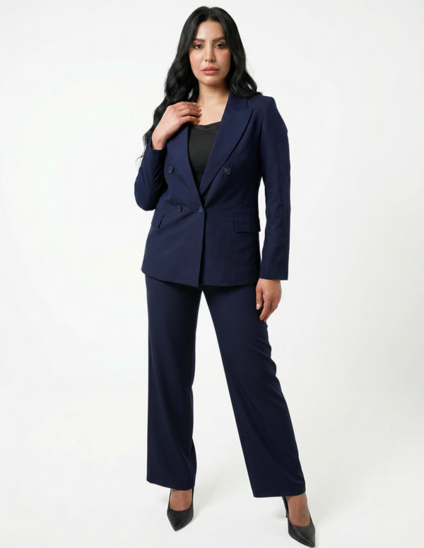 Double breasted women's blazer - Navy