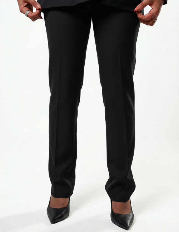 Single button women's blazer -  Black