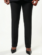 Regular women's suit trousers - Black