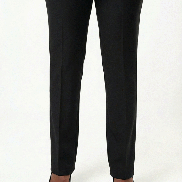 Regular women's suit trousers - Black