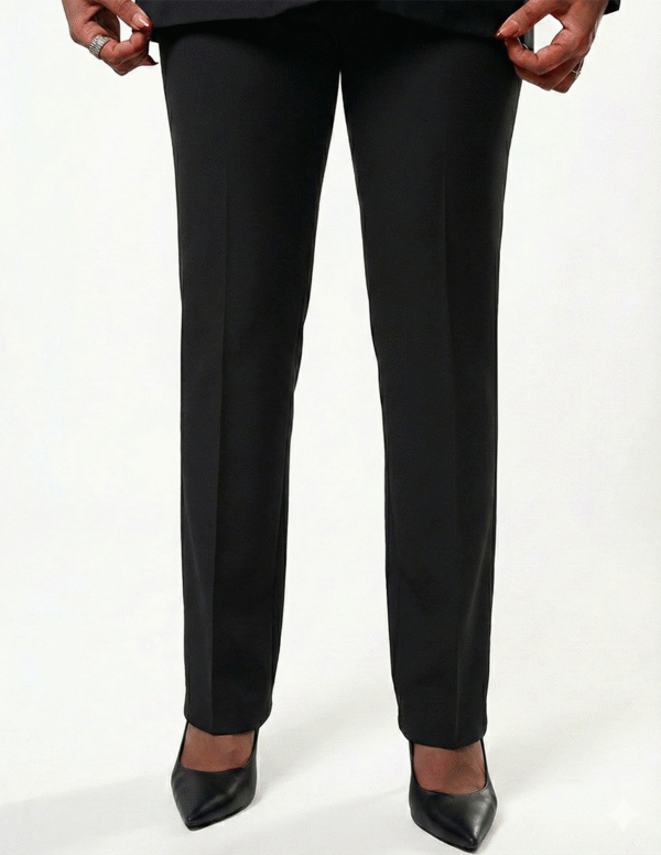 Regular women's suit trousers - Black