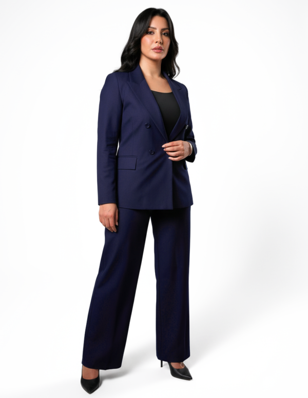 Double breasted women's blazer - Navy