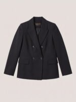 Double breasted women's blazer -  Black