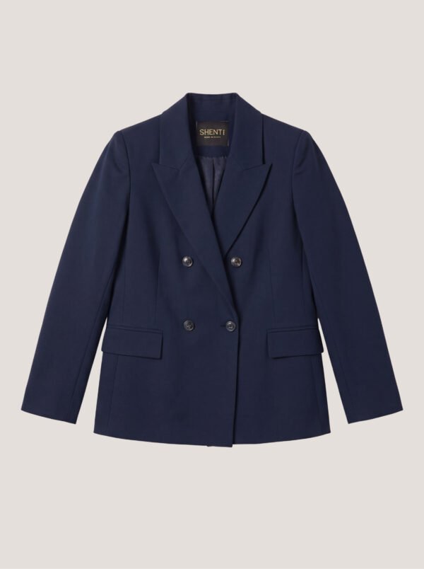 Double breasted women's blazer -  Navy