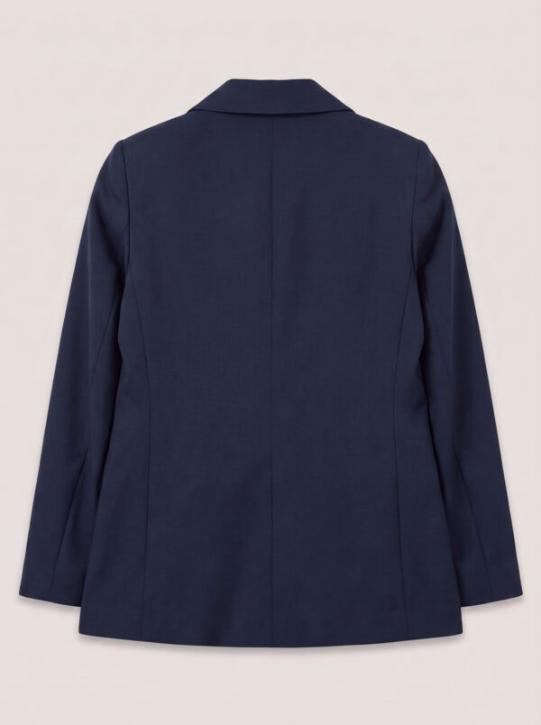 Single button women's blazer - Navy