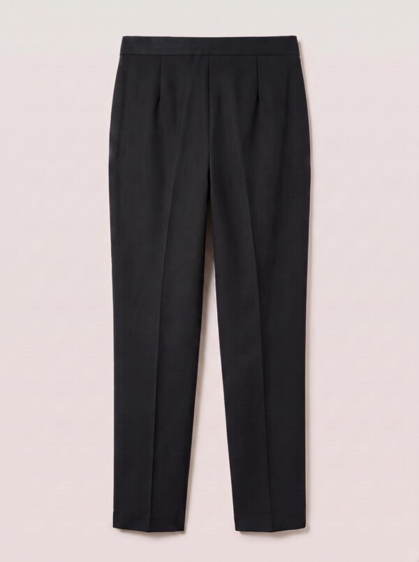 Regular women's suit trousers -  Black