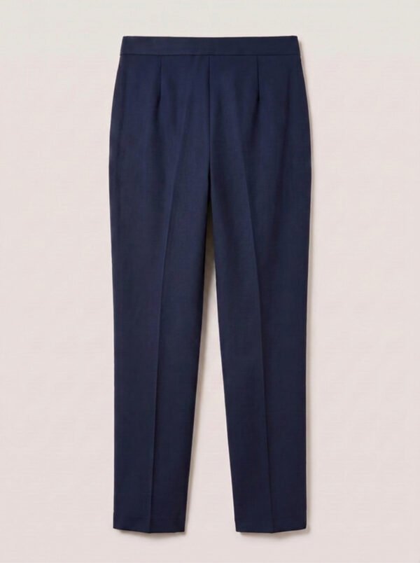 Regular women's suit trousers - Navy