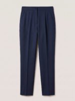 Regular women's suit trousers - Navy